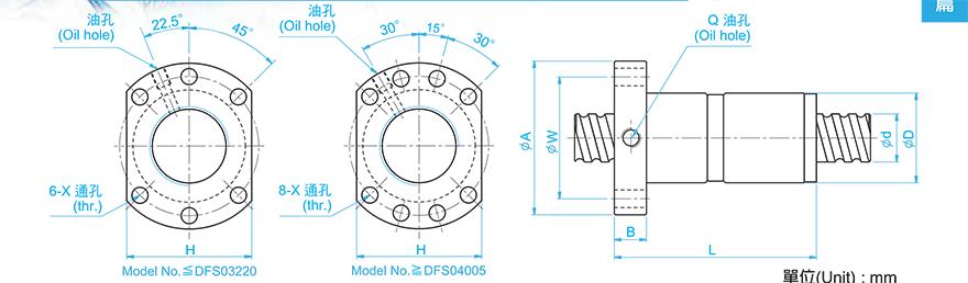 TBI DFS03210-3.8 tbi滚珠丝杠品牌