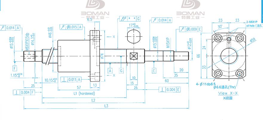 TBI XSVR02010B1DGC5-599-P1 tbi丝杆可以和银螺母互换吗